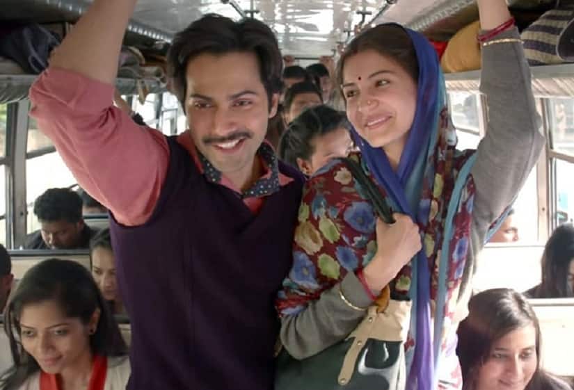 Varun Dhawan and Anushka Sharma in a still from Sui Dhaaga